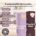 Betterway Bamboo Natural Brown Paper Towels - 8 Rolls, 2 Ply, 110 sheets - Plastic Free, PFAS Free, Disposable Kitchen Paper Towels - Select Size, Tree Free, Compostable, Strong & Absorbent