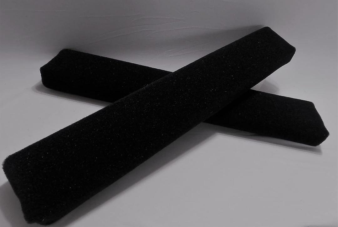 Carpet by the Foote, Endurance Carpeted Boat/Ski Trailer Bunks, 2"(in.) x 4"(in.) x 2'(ft.), Black