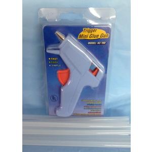 Small Hot Melt Glue Gun Electric with 12 Glue Sticks 8" Long