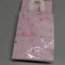 24 PCS Spa Themed Party Decorations Paper Bags Pink Spa Birthday Party Wrapping Gift Bags with Handles Goodie Candy Gift Paper Bag Favor Treat Bag for Makeup Birthday Slumber Parties Favor Supplies