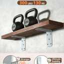 Heavy Duty L Brackets 4-Pack, 5x5x2.5 Inch 300lb Capacity Durable Steel Corner Braces, 90 Degree Angle Brackets for Wood, Shelves, Pergola, Deck, Fence, Furniture (Galvanized-4PCS)