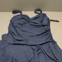 SHEKINI Women's Crossover Ruched Skirt One Piece Swimdress Swimsuit Bathing Suit, XXL