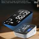 Blood Pressure Monitors for Home Use Upper Arm, Accurate Cuff 8.7-15.7 Monitor with Large Backlight Display 2 Users 240 Sets Memory & HR Detection, Digital BP Machine with Carrying Case