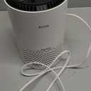 AROEVE Air Purifiers for Bedroom Home, 3 Layer Filter for Smoke Pollen Allergies Pet Dander Odor, Sleep Mode for Better Sleep, Energy Saving, 3 Speeds, Timer for Office, Dorm, Kitchen, MK01, White