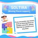 Puzzles for Girls 3-5 Princess Themes(Castle/Ball/Elf, 3 * 20PCS) Puzzle Magnetic Puzzles for Girl 4-6 Travel Activities for Kids, Birthday Presents for Girls 3 4 5 6 Years Old