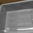 Rubbermaid Commercial Products Standard Bus/Utility Box, 7-Gallon, Gray, Heavy Duty Plastic Restaurant Wash Basin/Dish Washing Tub for Kitchen Organization/Storage