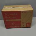 Reli. Plastic Squeeze Bottles, 16 oz. | 10 Pack | Condiment Squeeze Bottles for Sauces | Clear w/Red Tip Cap | 16 Ounce Hot Sauce, Ketchup | Condiments, Olive Oil, Glue