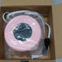 Real Fan White Noise Machine Sleep Sound Machine with Smart Mode, Timer & LED Display for Better Sleep, Office Privacy, Travel & Baby (Pink)