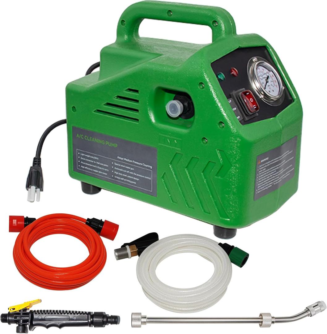 ZPB140 Port A Blaster HVAC Coil Cleaning, Portable Pressure Washer, Coil Jet Cleaner for ac Unit 120V 80W for Indoor or Outdoor, Flow Rate 4L/min, Can Only Be Used with Water, Not with Air