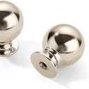 6 Pack 1 Inch Vintage Ball Polished Nickel Cabinet Knobs Kitchen Cabinet Hardware Drawer Knobs Pulls for Drawers.