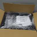 Giwil 3 Tier Countertop Fruit Basket for Kitchen, Vegetable Storage Bread Fruit Bowl Stand with 2 Banana Hooks, Wall Mounted Metal Wire Basket Organizer for Potato Onion, Black