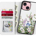 LUMARKE Designed for iPhone 13 Pro Max Wallet Case - Detachable Flip Folio Cover - RFID Blocking 4 Card Slots Holder - Premium Leather Magnetic Kickstand - Protective Phone Case 6.7",Black Color