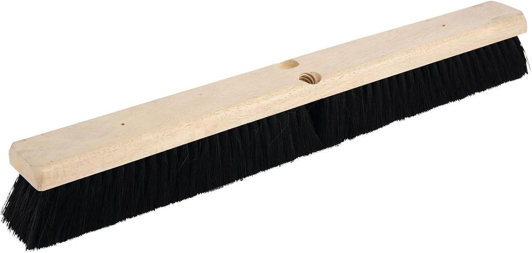 Boardwalk BWK20224 Floor Brush Head, 2 1/2" Black Tampico Fiber, 24"