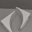 Nuanchu 2 Pcs Rounded Doorway Arch Kit 3D DIY Interior Doorway Precurved Drywall 9"x 9"x 5" Full Half Circle Top Round Arch Kit Easy to Add Rounded Corners to Any Opening for Interior Decoration