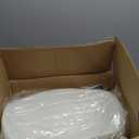 Boat Fenders 4 Pack 8.5 x 27 Inches Ribbed Twin Eyes Boat Fenders Bumpers for Docking, Comes with Ropes and Pump to Inflate