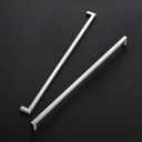 Ravinte Brushed Nickel Square Pulls Cabinet Handles,18 Inch, 10 Pack | Stainless Steel Pull Feel, Square Bar Grip, Smooth Touch, Screwdriver Included, For Cupboards, Drawers, Dressers, Cabinets