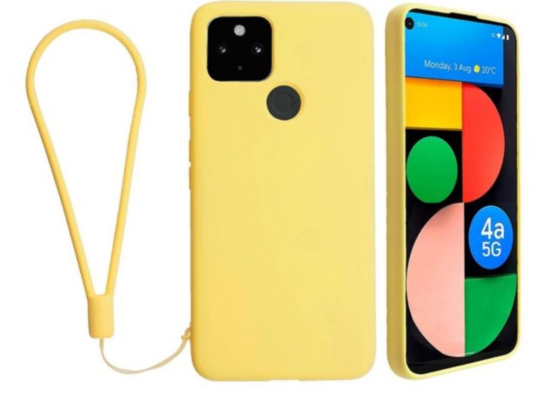 Insten Liquid Silicone Case For Google Pixel 4a 5G (2020)(NOT For Pixel 4a) Soft Microfiber Full Body Protective Cover