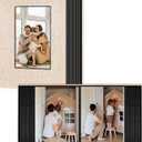 Ejblfe Photo Album 4x6,Linen Cover Slide-in Photo Album Book Can Holds 100 4x6 Photos with 50 Black Sheets for Family,Wedding,Baby and Holiday Pictures (Beige)