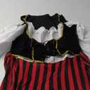 EraSpooky Womens Adult Pirate Costume (One Size, Red)