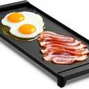 SafBbcue Upgraded WB31X24738 Griddle Replacement for GE Gas Stove Top Center Griddle, WB31X49806 Cast Iron Griddles Plate for GE Appliance Range Stovetop, WB31X24998 Griddles Pan for Gas Stove Top