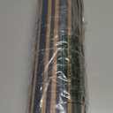 LOVECASA Placemats Set of 6, Bamboo Table Mats Set with Leaf Pattern, 18''  12'' Woven Placemat, Washable Heat-Resistant Place Mats for Kitchen, Black Leaf