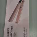 Hair Straightener, 1 Inch Flat Iron Hair Straightener with LED Display, Professional PTC Ceramic Negative Ion Hair Iron Dual Voltage for Women Hair, Heats up to 446°F, 6 Temps (Rosegold)