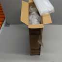 Lamosi 100 Pack 16 oz Clear Plastic Cups with Lids and Straws, Disposable Plastic Coffee Cups with Lids for Iced Coffee, Cold Beverages, Smoothies and To-Go Drinks