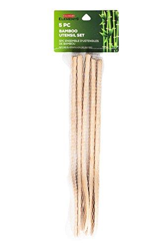Good Living 5-Piece Set of Eco-Friendly Bamboo Stir-Fry Kitchen Tools, 1-pack
