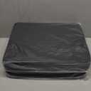 Stadium Seat Cushion 2 Pack, Extra Thick 2.56" Bleacher Cushion with Handle & Zipper Design, Waterproof 600D Oxford Fabric Seat Cushion for Bleachers (Black)