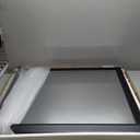 SMIROR Matte Black Bathroom Mirror for Over Sink 36x 30 inch, Metal Thick Frame Rectangle Vanity Mirror for Wall, Anti-Rust, Horizontally or Vertically Mounted