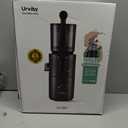 Juicer Machines, 5.3" Large Feed Chute Cold Press Juicer with Double Press Technology, 400W Motor, High Juice Yield, Easy to Clean, Masticating Juicer for Whole Vegetables & Fruits, Black