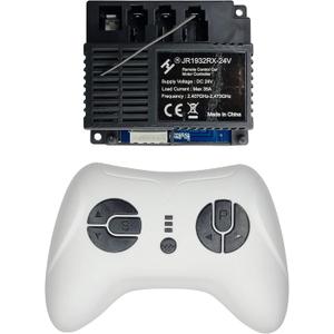 2.4G Bluetooth Remote Control and JR1932RX-24V Receiver Control Box Mother Board for Kids Powered Wheels Children Ride On Car Replacement Parts