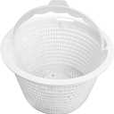 4 x 8 Inche Inground Pool Skimmer Basket for Hayward Pool Skimmer Basket SP1070 SPX1070E B-9,with Weights Pool Skimmer Basket - White,1 Pcs