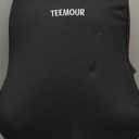 Lumbar Support Pillow for Car Improve Lower Back Pain Relief & Sitting Posture Back Support Memory Foam Back Cushion for Driving, Lumbar Comfort for Long Sitting, Truck with Three Adjustable Straps