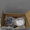 Electric Spice and Nut Grinders - 3 Stainless Steel Blades, 1 Filter, 1 Brush - 500W Grinder for Kitchen Dry Use (Black)