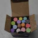 JOYIN 16 PCS Sidewalk Chalks Set Non-Toxic Washable Jumbo Chalk Bulk for Toddlers 1-3, Painting on Chalkboard, Driveway and Playground, Outdoor Activities, Gift for Kids, School Supplies