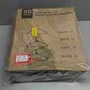 HOUSE DAY Black Plastic Hangers 60 Pack, Clothes Hangers with Non Slip Hooks, Durable & Space Saving Coat Hanger, Light-Weight Clothing Hanger, Perfect Closet Organizer for Everyday Use