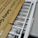 Cumbor 29.7-40.6" Baby Gate for Stairs, Mom's Choice Awards Winner-Dog Gate for Doorways, Pressure Mounted Auto-Close Pet Gates for Dogs Indoor, Safety Child Gate with Easy Walk Thru Door, White