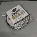 Class of 2026 Graduation Party Supplies - Serve 16 with White and Gold Graduation Decorations Disposable Paper Plates and Napkins Set, for Congrats Grad Decorations and Favors
