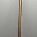 Ivilon Drapery Treatment Window Curtain Rod - Acrylic Ball 1 inch Pole. 48 to 86 Inch. Warm Gold