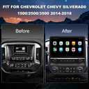 Android Radio for Chevy Silverado GMC Sierra 2014-2018 Stereo Upgrade
IPS QLED Touch screen, 8-Core Processor, Wireless CarPlay & Android Auto, Retains OEM Steering Wheel Control and back camera