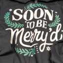 Soon to be Merry'd Christmas Shirt Couples Christmas Couple Sweatshirt 2XL