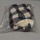 Malier Classic Plaid Fleece Dog Coat - Warm Winter Jacket with Pocket, Windproof for Small to Large Dogs (White, Large)