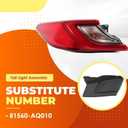 Tail Light Assembly Left Side Compatible with Camry 2025 Rear Brake Lamp Driver 81560-AQ010