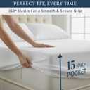 LANE LINEN 100% Egyptian Cotton Extra Long Twin Sheets, Soft & Comfy No Pill Fade Resistant Twin XL Sheet Sets Perfect for Hospital Beds and Dorm Room, 15" Deep Pocket - White
