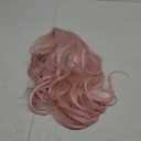 Pink Wig Synthetic Lace Front Wig Light pink Glueless wigs for Women 13X4 Pre Plucked Pre Cut Wavy Wig