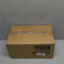 4 Inch Hooded Wall Vent with Screen and Damper,Outdoor Dryer Vent Cover for 4 inch Pipe,Wall Exhaust Vent Cover Cap External Extractor for House Ventilation&Outside Air Exhaust,Galvanized Steel,Black