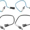 Dasbecan 234-5038 234-4490 O2 Oxygen Sensor 4PCS Compatible with Explorer Ford F150 F-150 Mustang Edge Fusion 3.5L 3.7L Escape Flex Taurus MKZ MKX MKT MKS 2010-2016 Upstream & Downstream