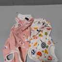 ANWA 2 Pack Cat Recovery Suit - Breathable Cat Onesie for Cats After Surgery Female, Kitten Surgery Recovery Suit Female Abdominal Wounds Medium