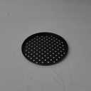 Non stick round pizza pan with holes for oven best perforated carbon steel pizza tray (10 inch)